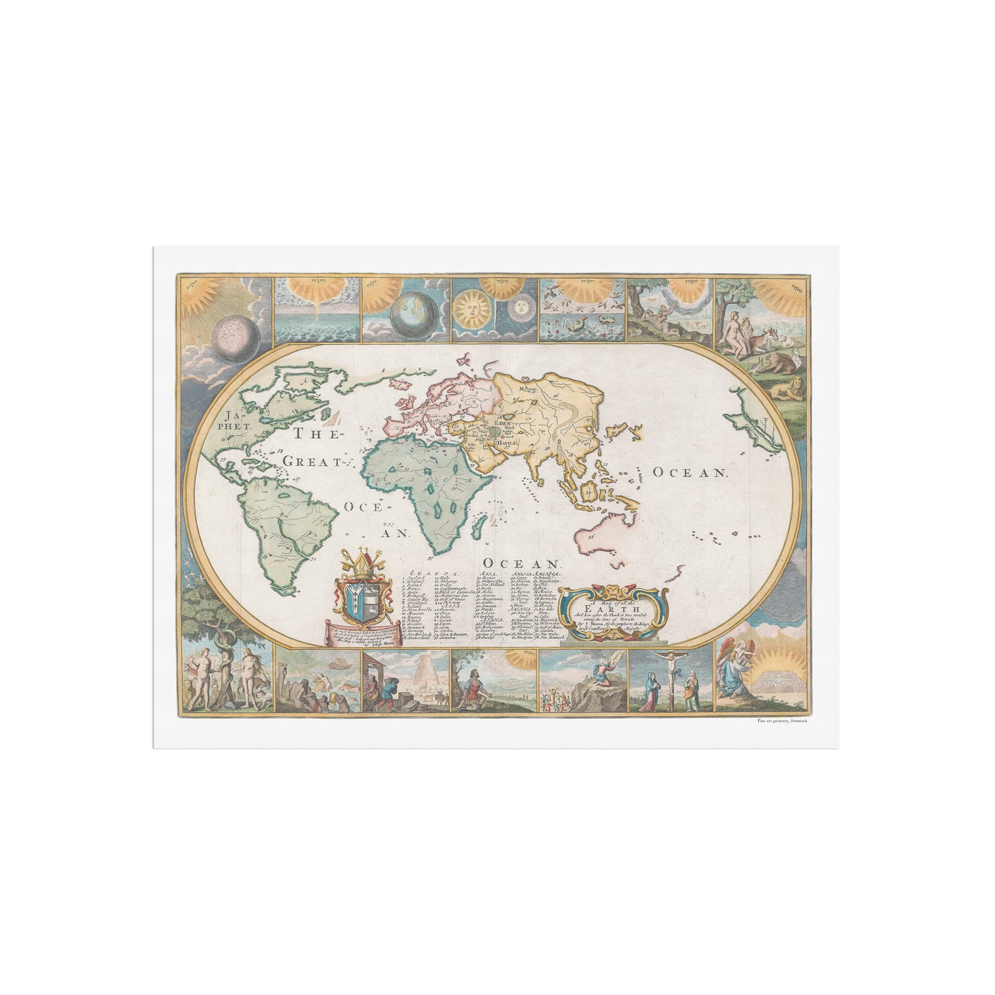 Joseph Moxon's world map