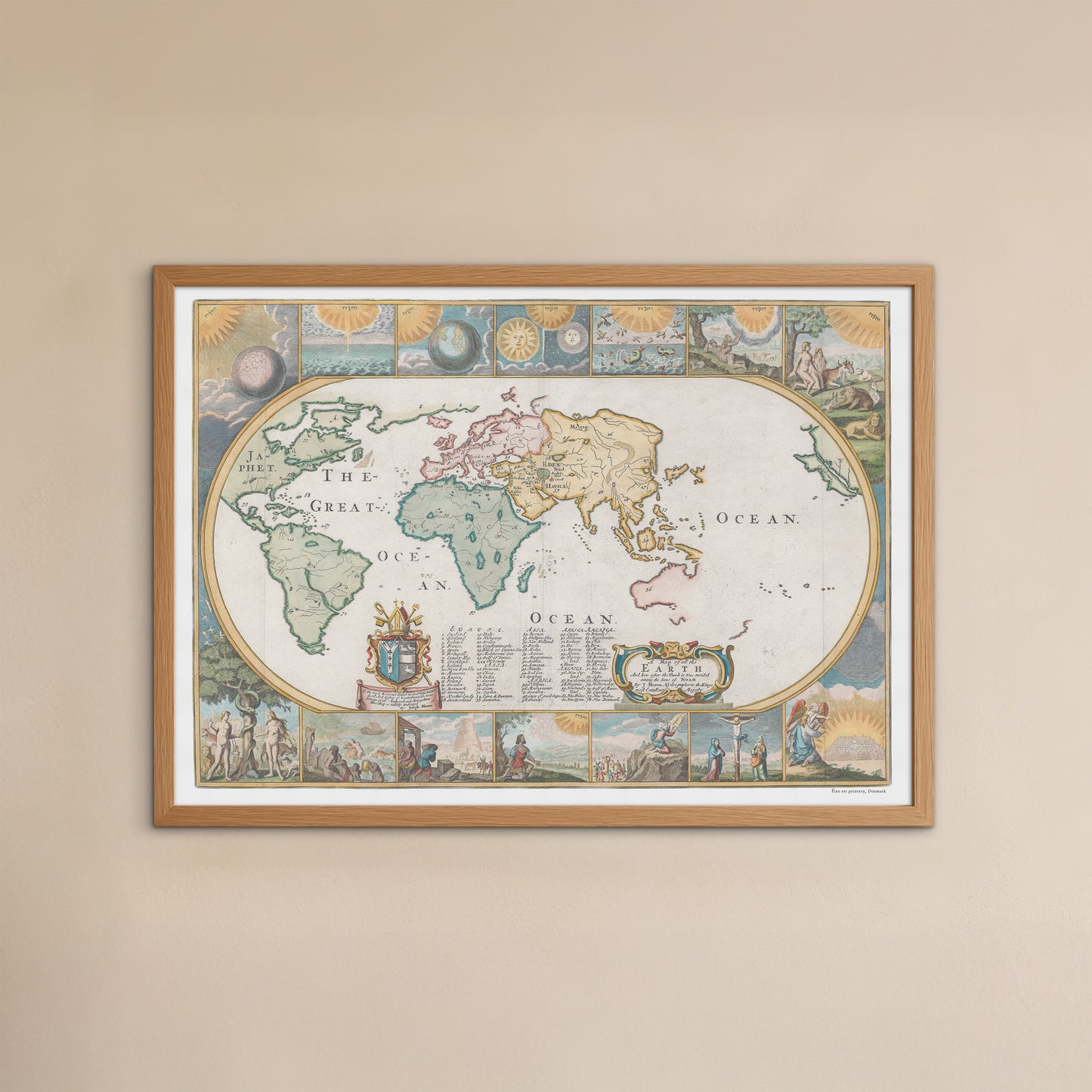 Joseph Moxon's world map