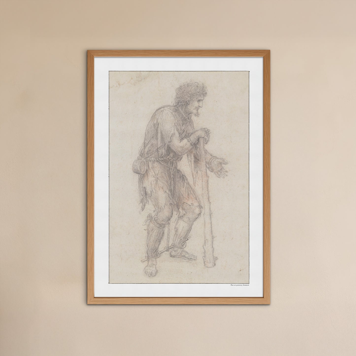 Leonardo da Vinci's Costume Study of a Prisoner