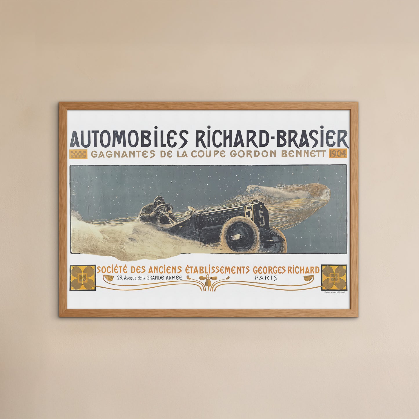 Automobiles Richard-Brasier - classic car advertising