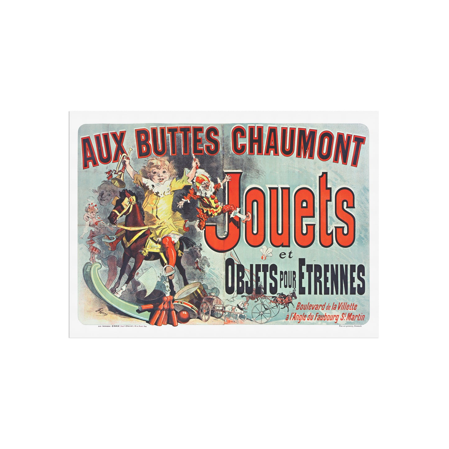 Old toy advertisement - Aux Buttes Chaumont