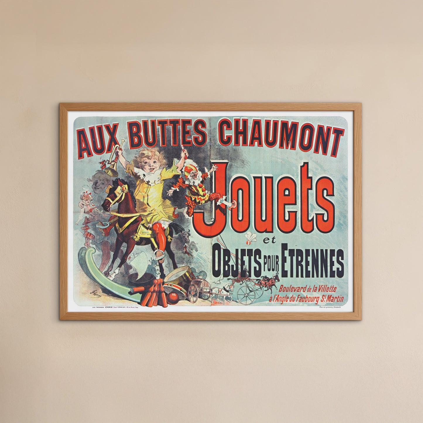 Old toy advertisement - Aux Buttes Chaumont
