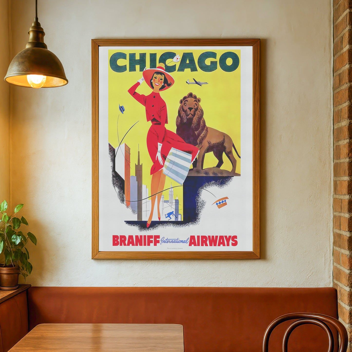 Chicago, the "Windy City" Travel Poster