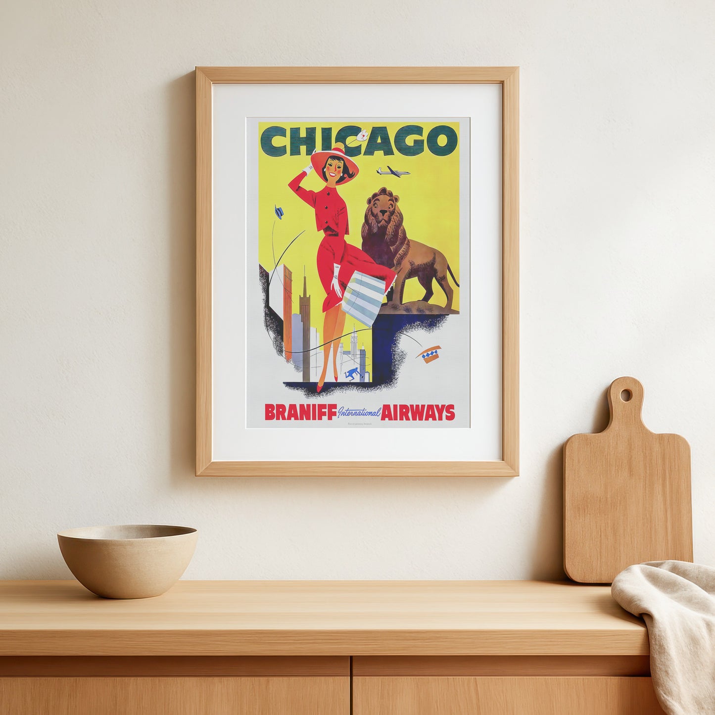 Chicago, the "Windy City" Travel Poster
