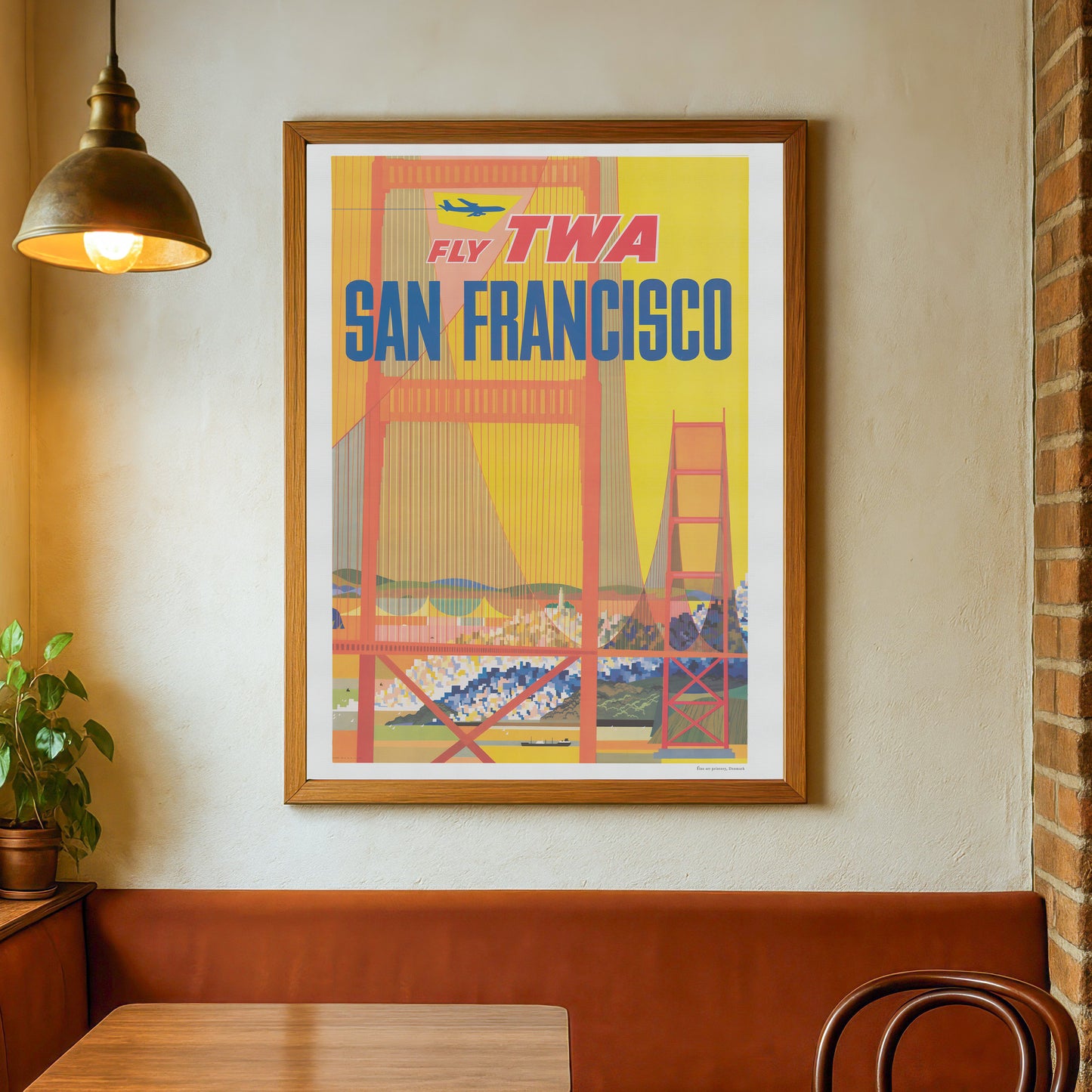 San Francisco Travel Poster, featuring Fly TWA