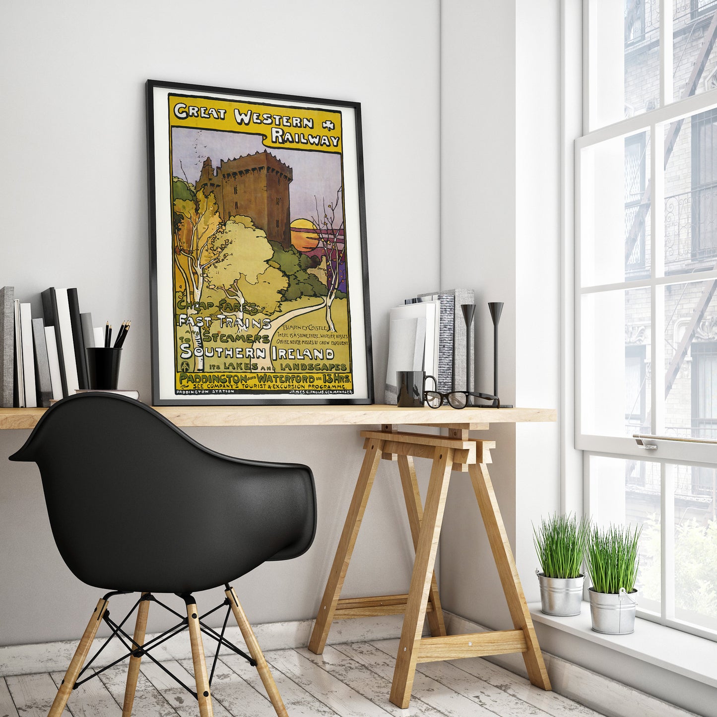 Sydirland, Great Western Railway, rejseplakat