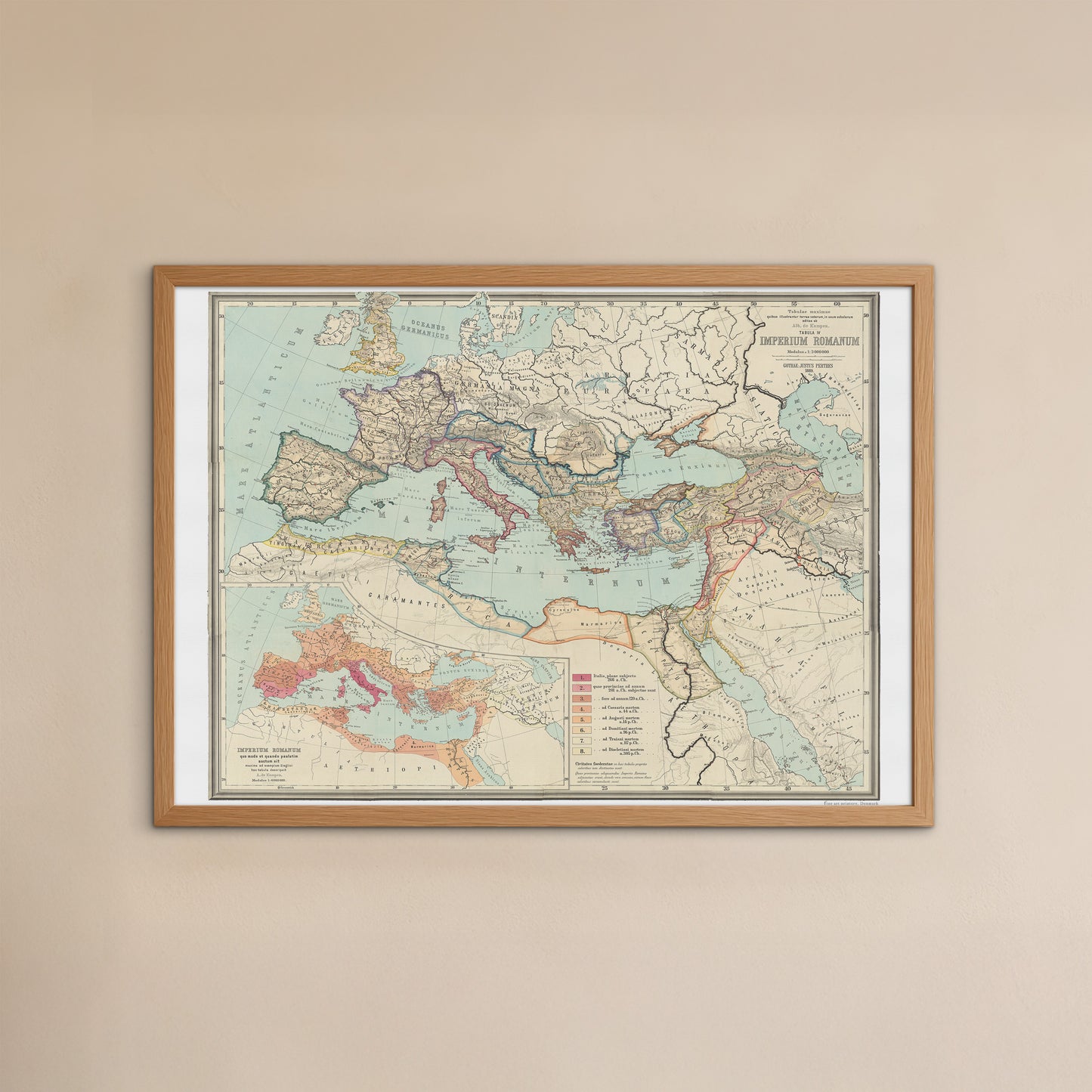 Imperium Romanum, map of the Roman Empire