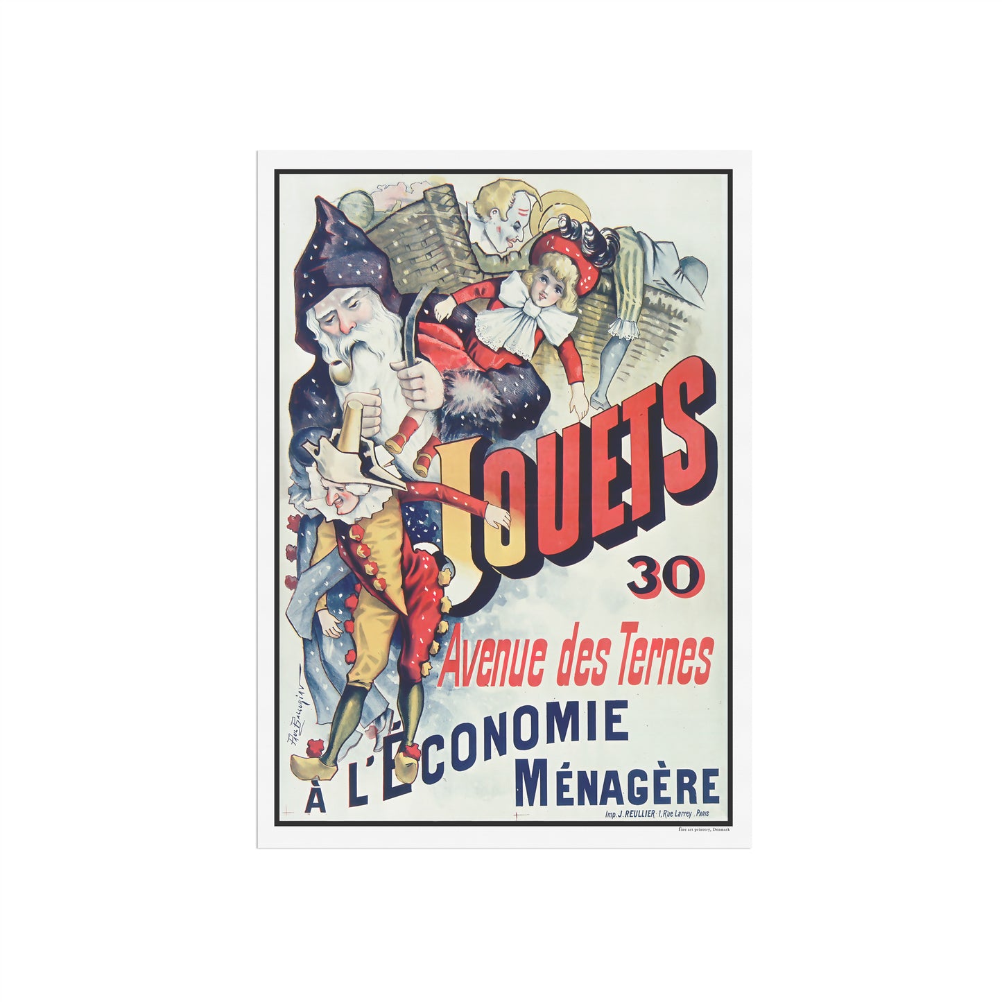 Jouets, 30 Avenue des Ternes - advertisement for toy shop