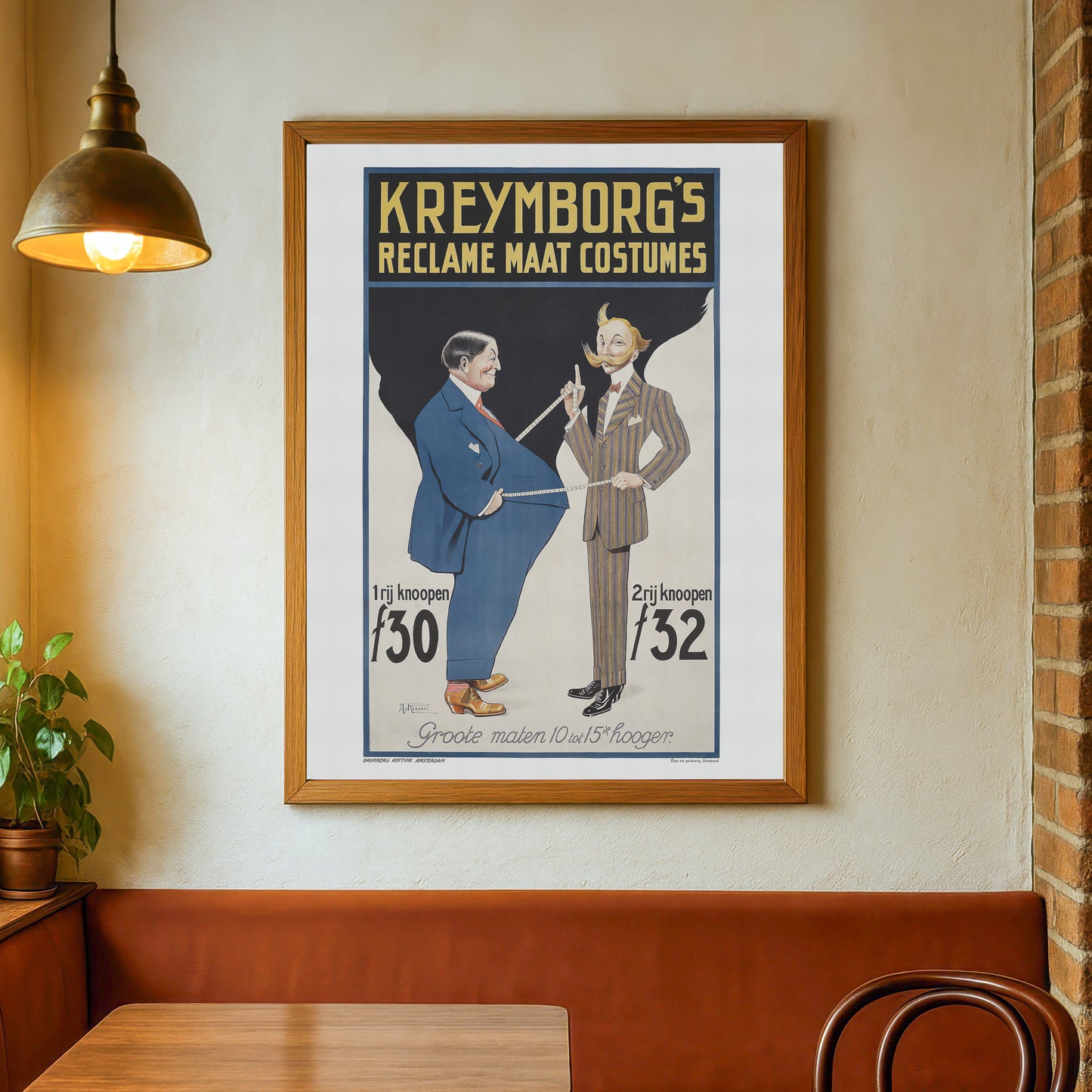 Kreijmborg's advertisement for tailor-made clothes