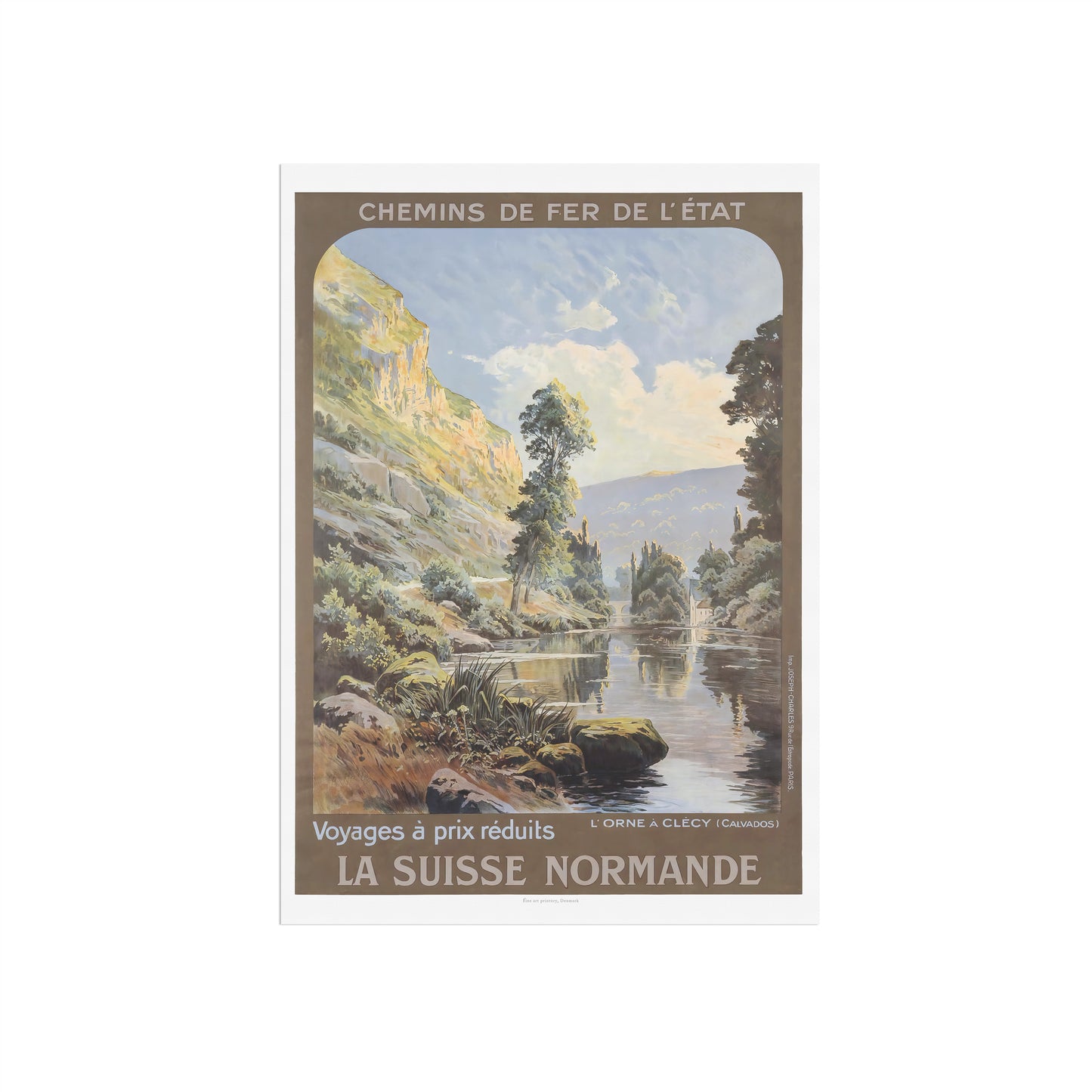 La Suisse Normande approx. 1920 - Travel poster