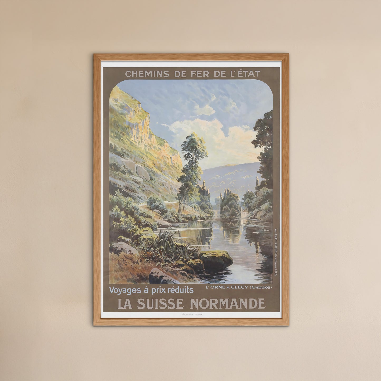 La Suisse Normande approx. 1920 - Travel poster