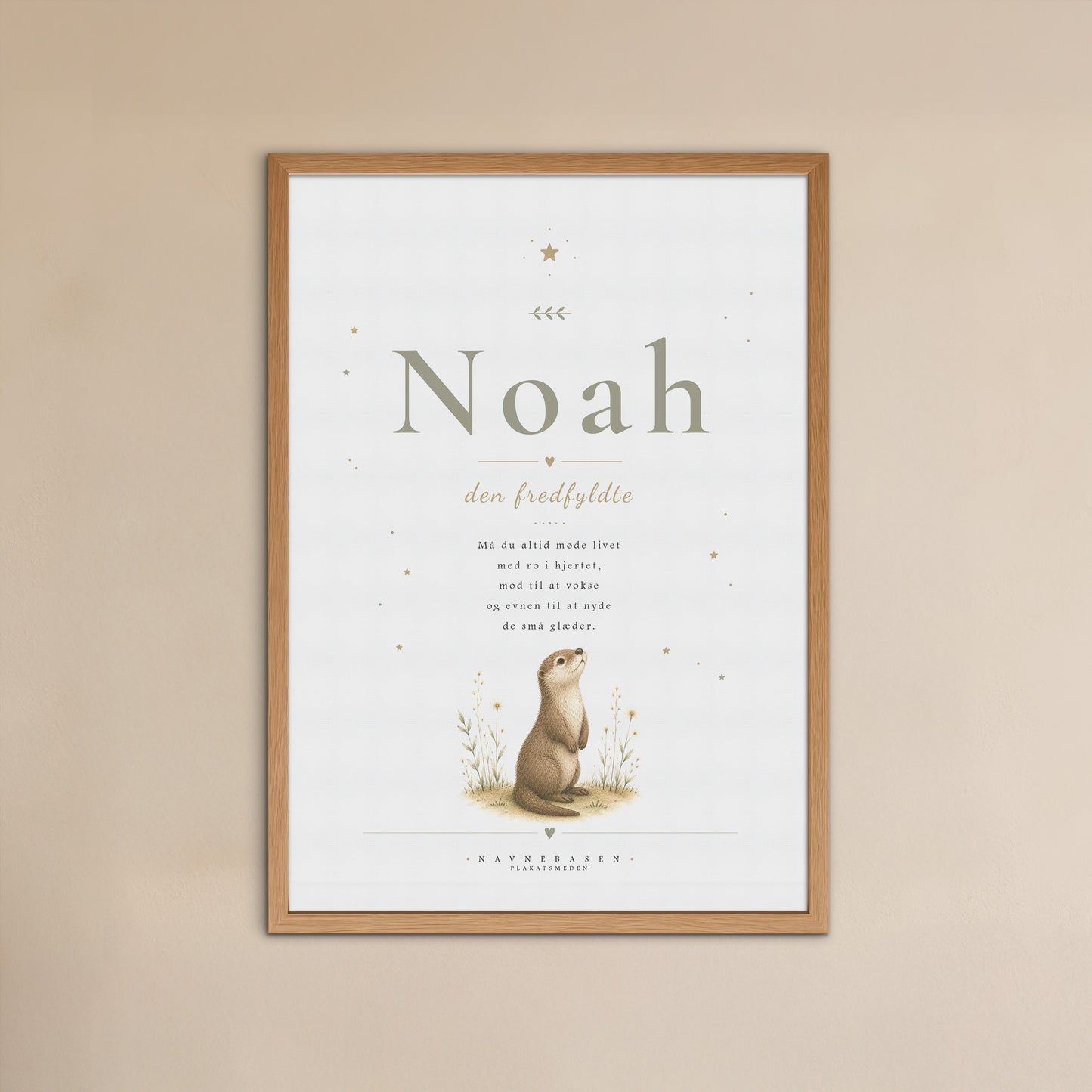 Noah | Navneprint med dyr