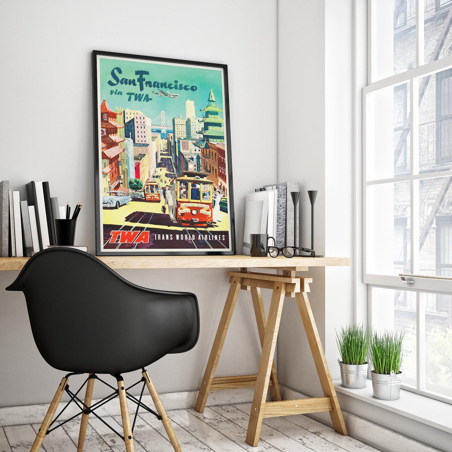 San Francisco, TWA - Rejseplakat