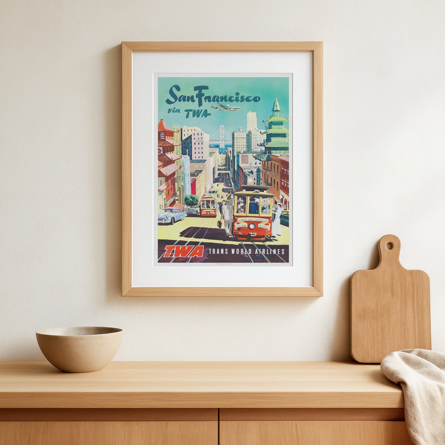 San Francisco, TWA - Travel poster