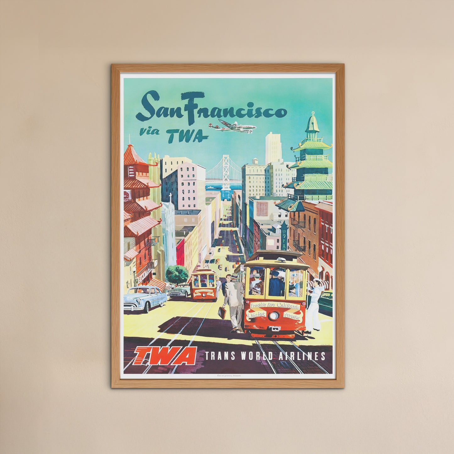 San Francisco, TWA - Travel poster