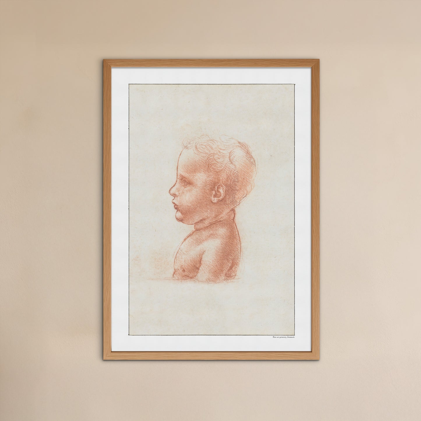 Leonardo da Vinci's profile bust of a child
