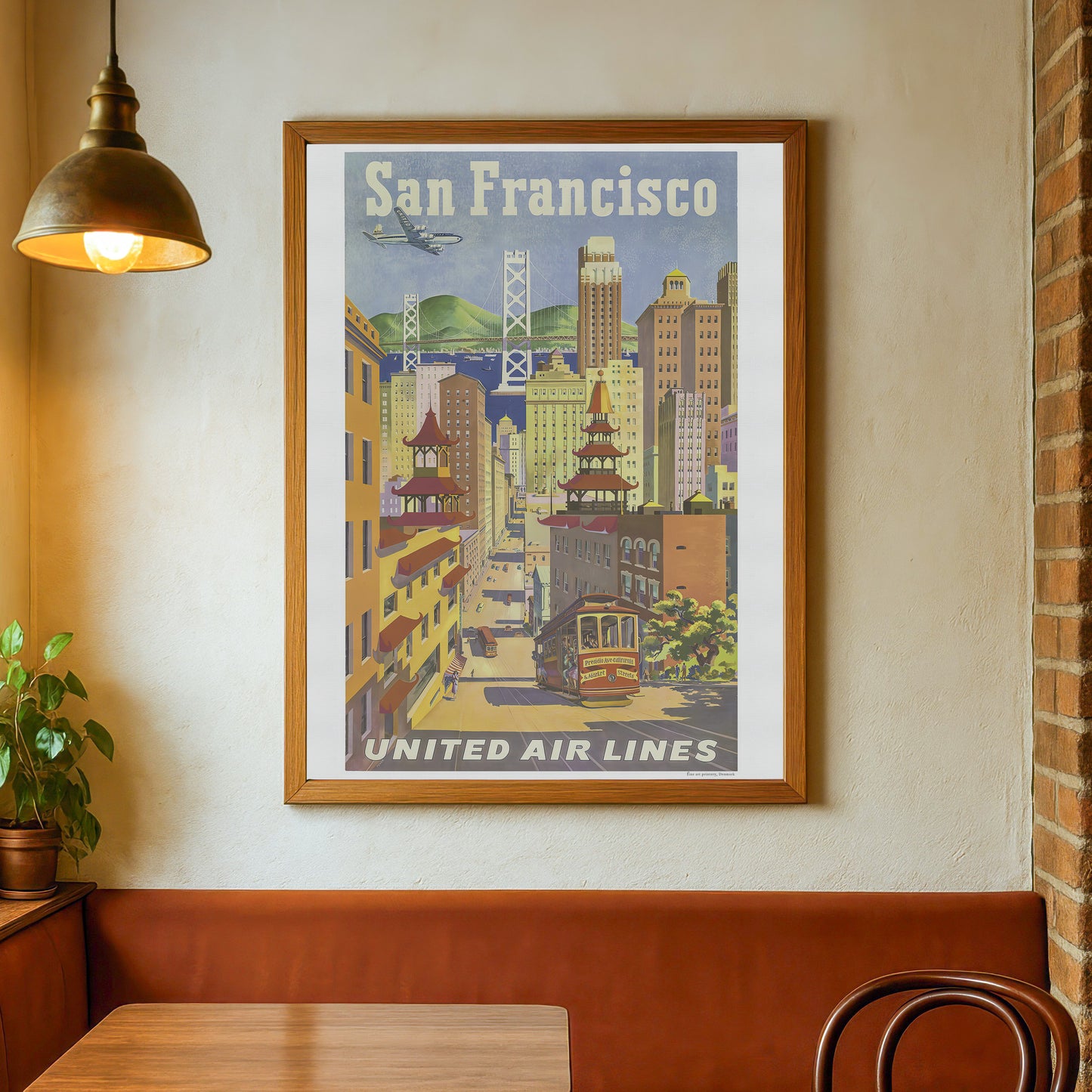 San Francisco, United Air lines - Rejseplakat