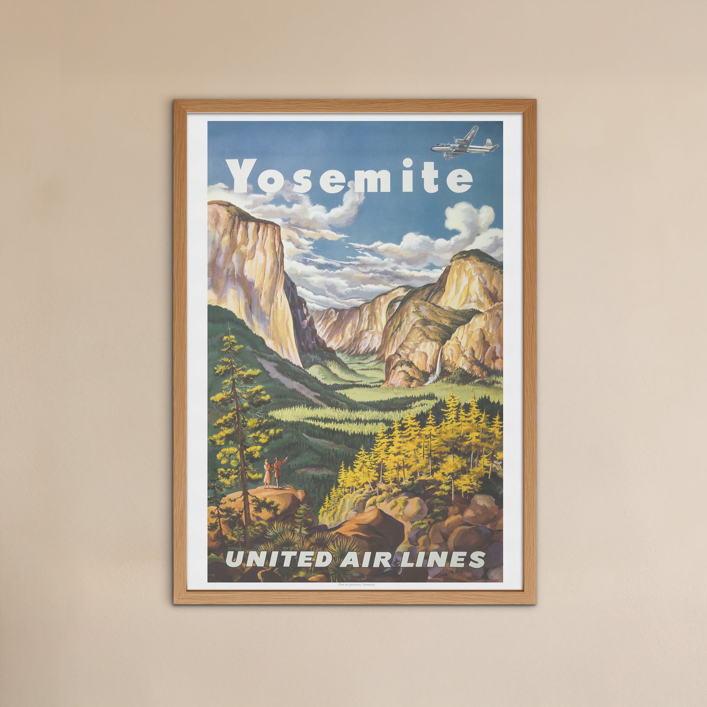Yosemite, United Air Lines - Rejseplakat