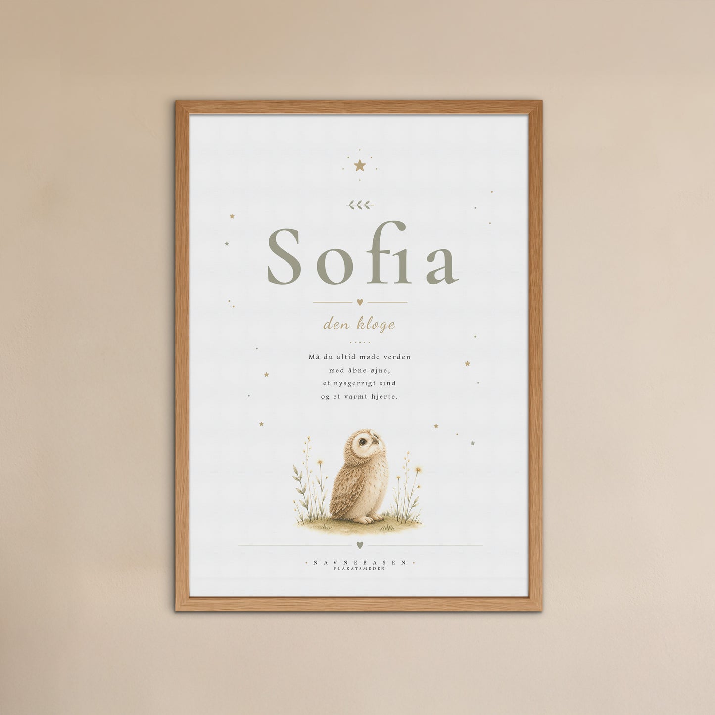 Sofia | Navneprint med dyr
