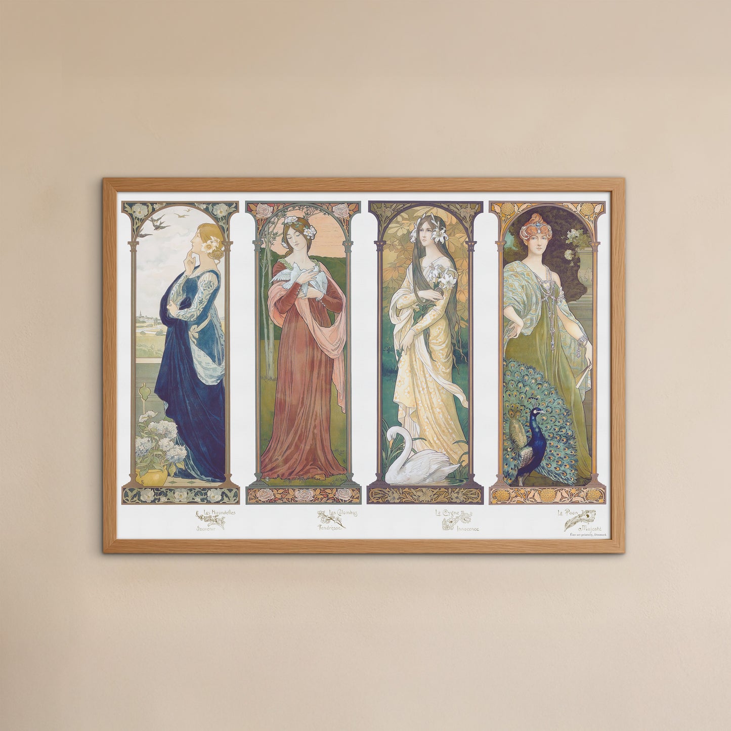 De fire fugle af Elisabeth Sonrel, 1901