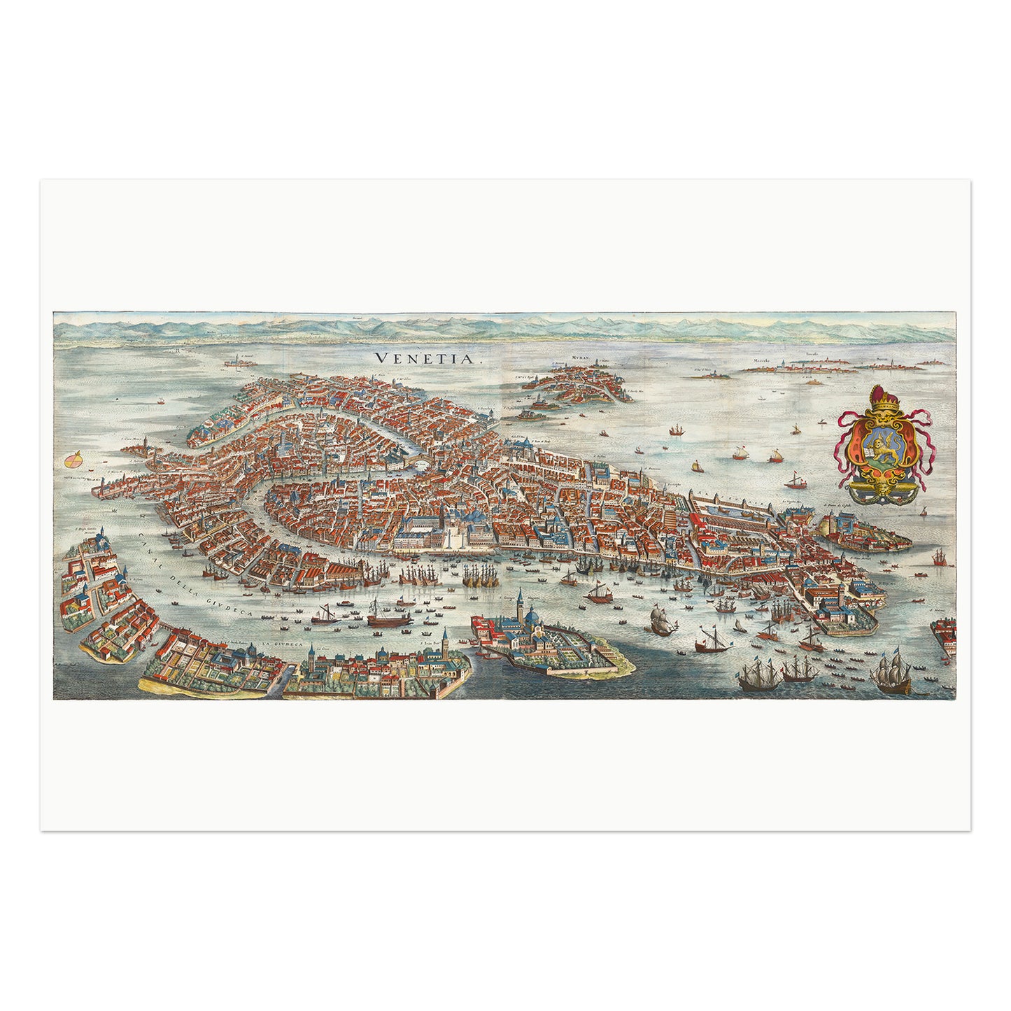 Venedig i farver - Matthaus Merian 1636