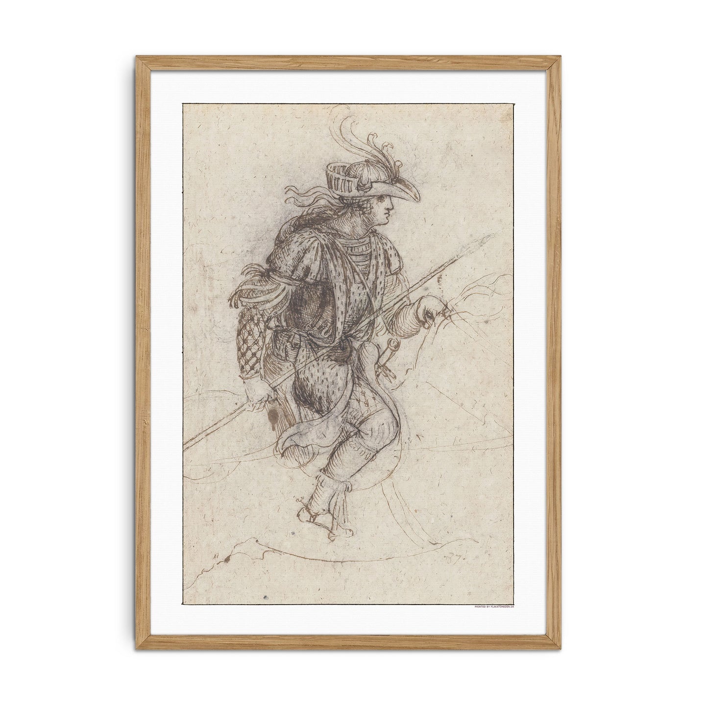 Leonardo da Vinci's A Masquerader on Horseback