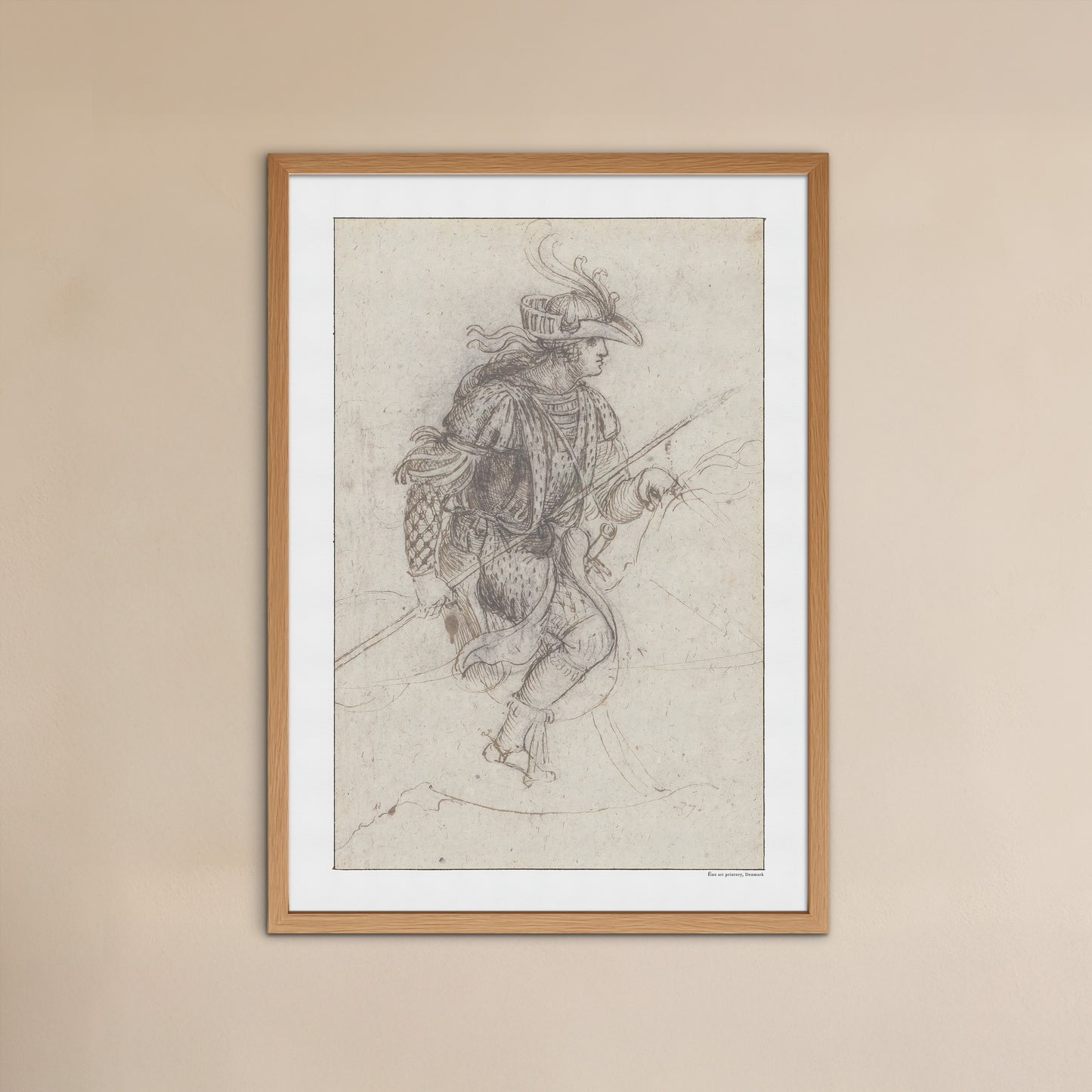 Leonardo da Vinci's A Masquerader on Horseback