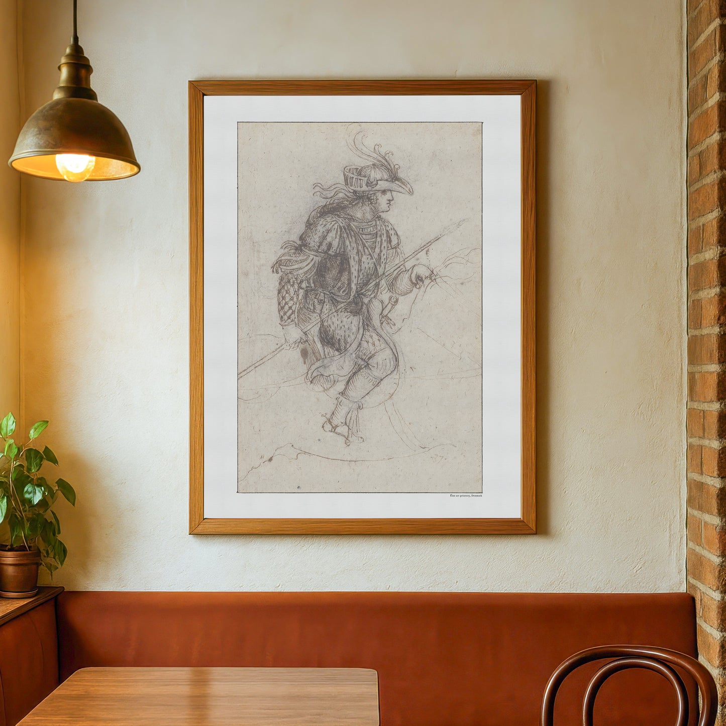 Leonardo da Vinci's A Masquerader on Horseback