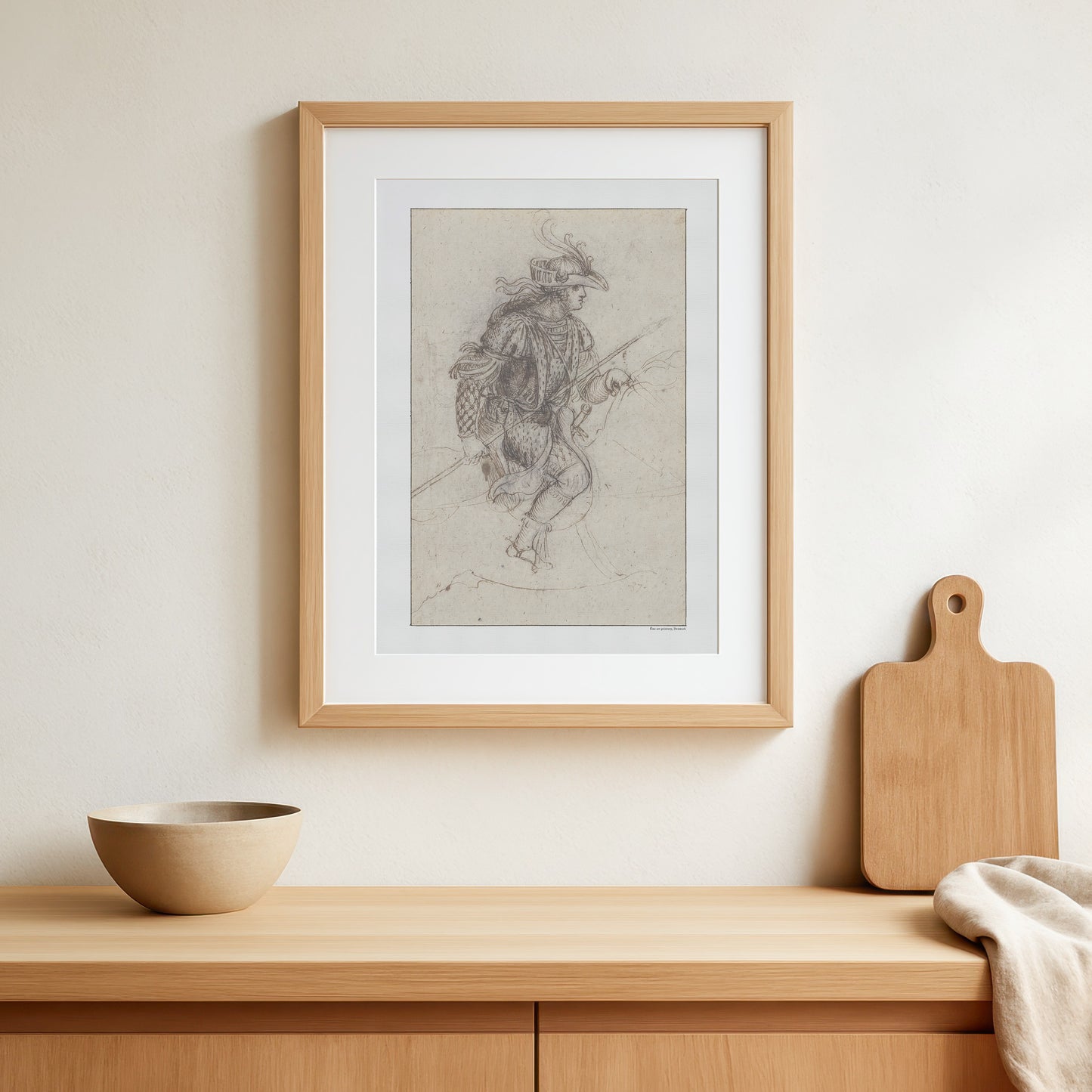 Leonardo da Vinci's A Masquerader on Horseback