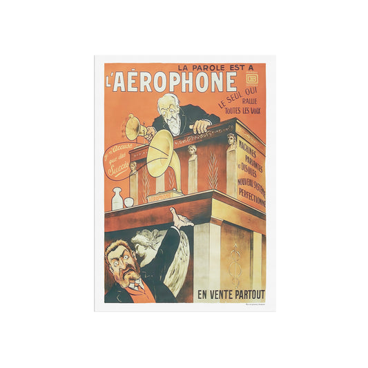 l'Aérophone - French advertising poster for Gramophone/Phonograph