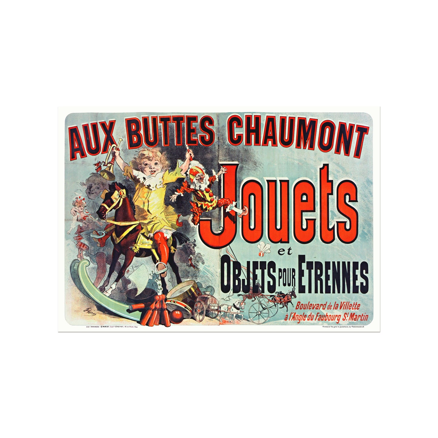 Gammel legetøjsreklame - Aux Buttes Chaumont