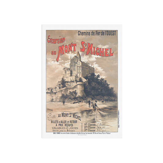 Excursion to Mont St Michel with the railway company Chemins de Fer de l'Ouest