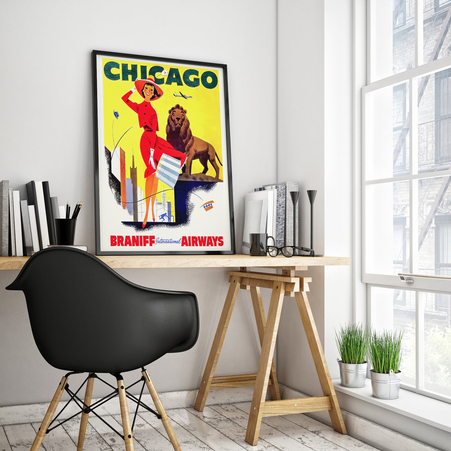 Chicago, the "Windy City" Rejseplakat