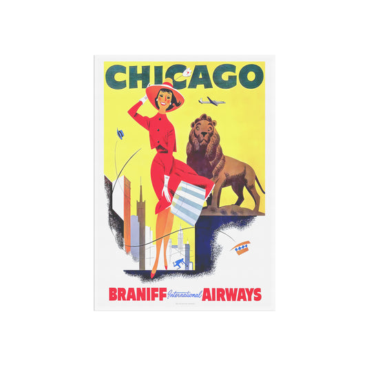 Chicago, the "Windy City" Travel Poster