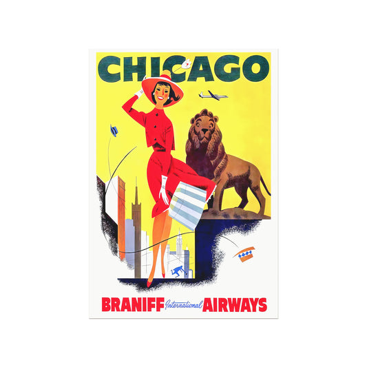 Chicago, the "Windy City" Travel Poster