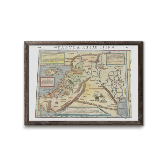 Sebastian Munster's map of the Holy Land