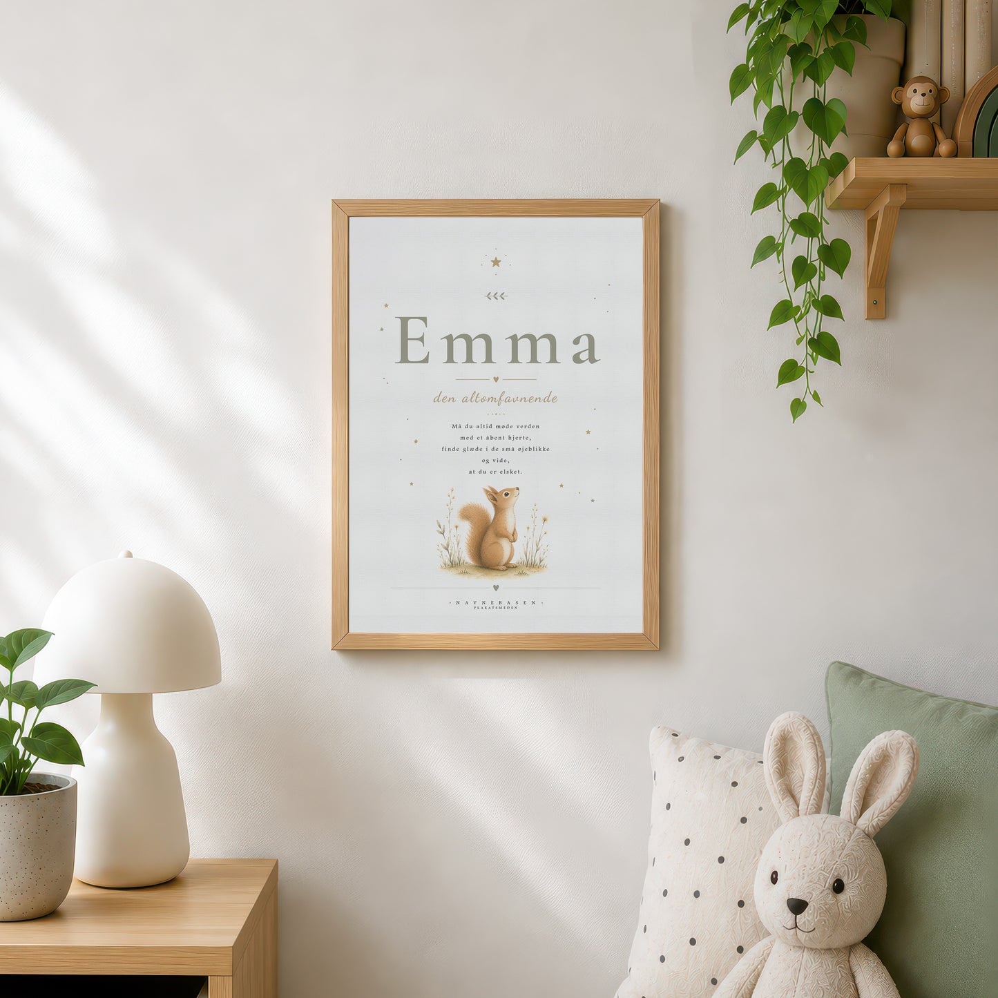 Emma | Navneprint med dyr