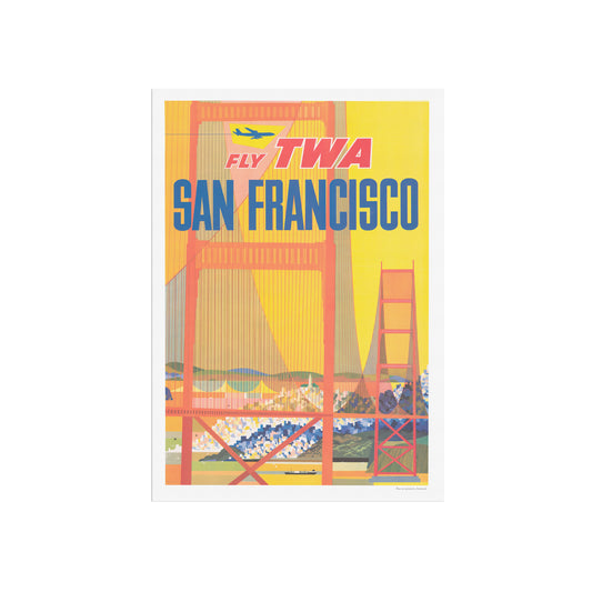 San Francisco Travel Poster, featuring Fly TWA