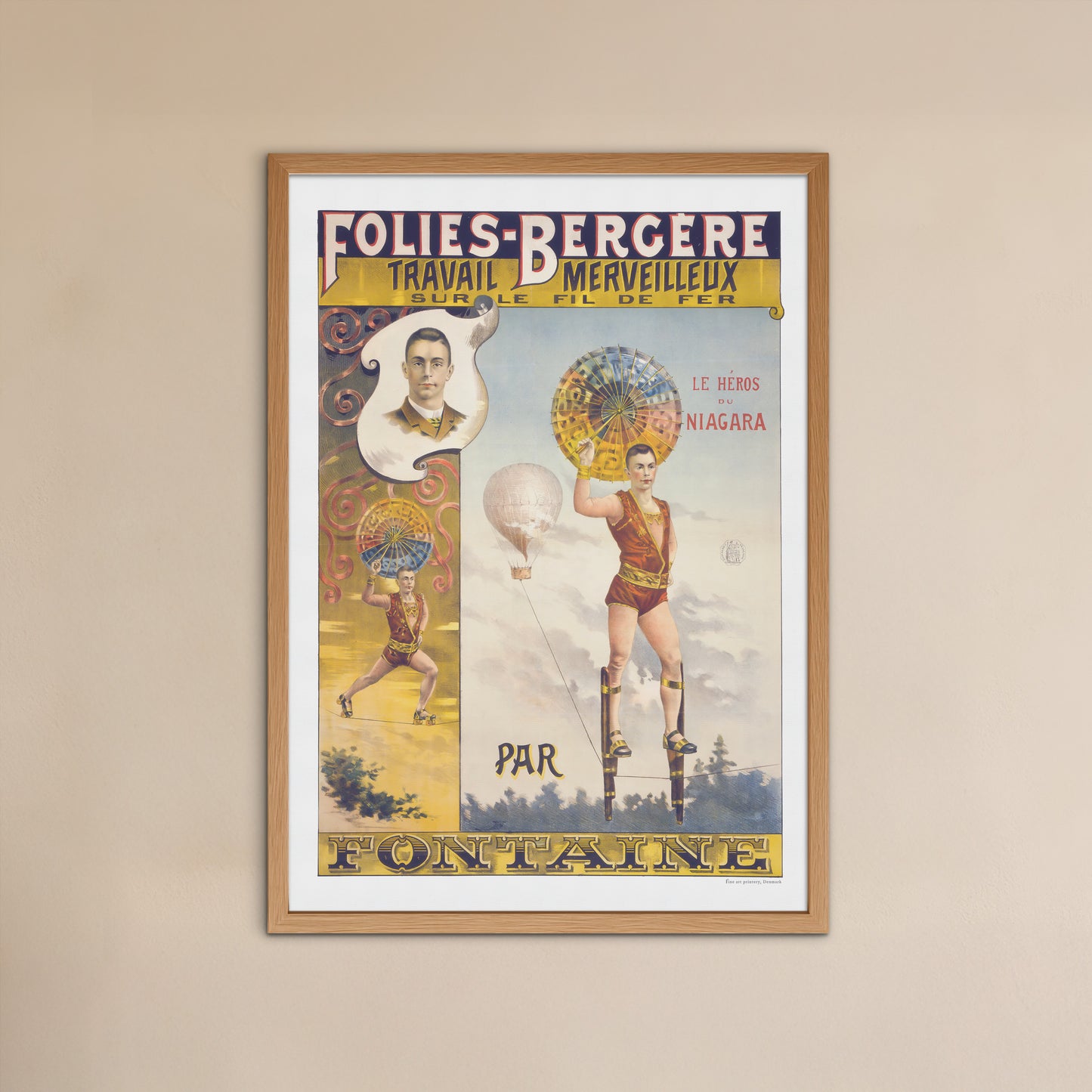 The line dancer Fontaine from the Folies-Bergère