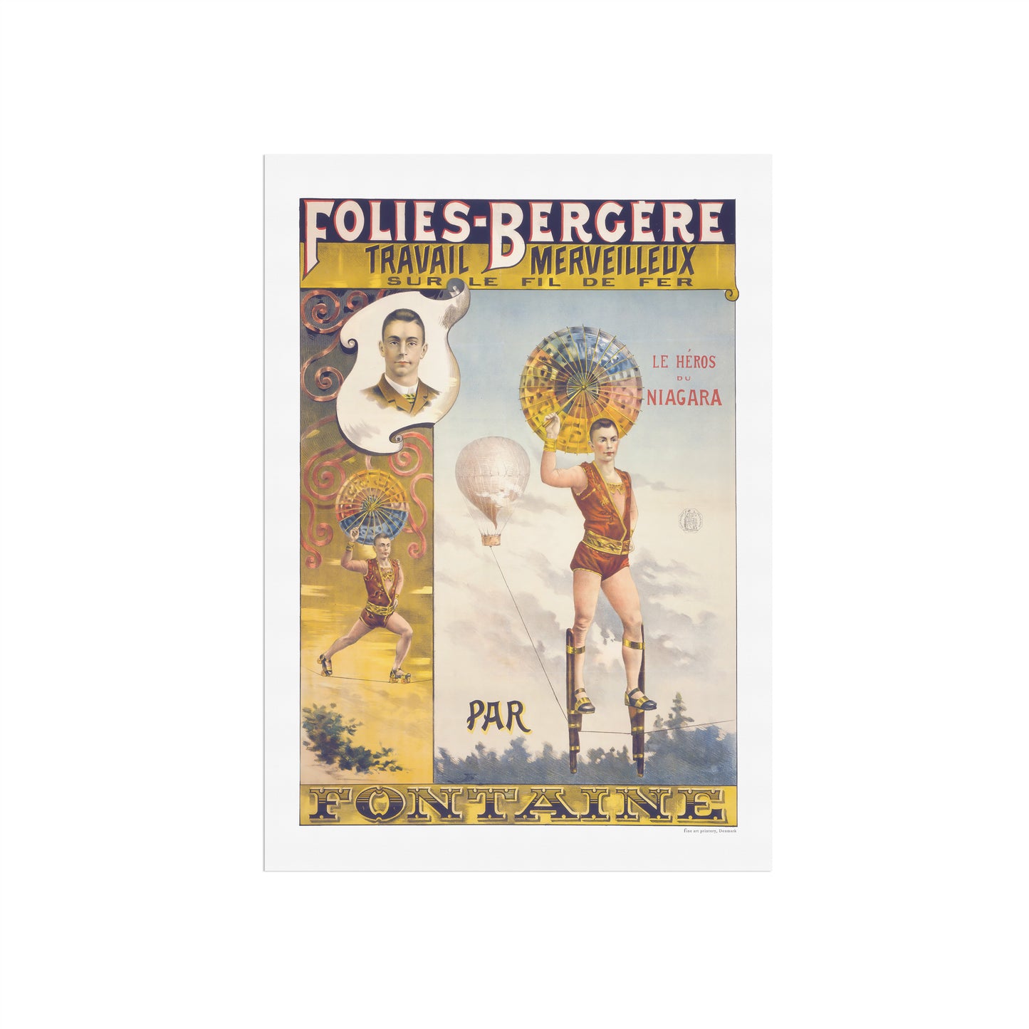The line dancer Fontaine from the Folies-Bergère