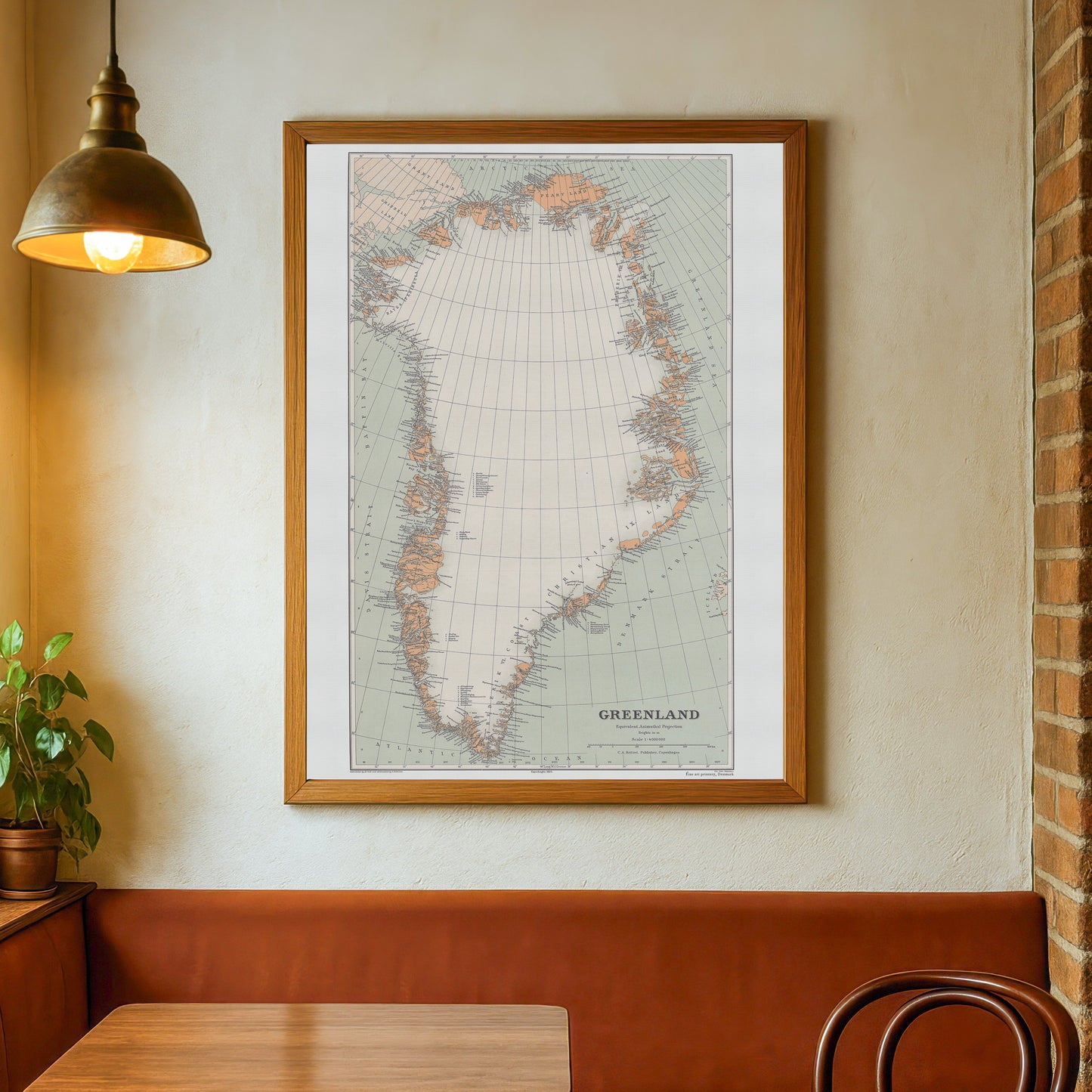 Map of Greenland, 1929