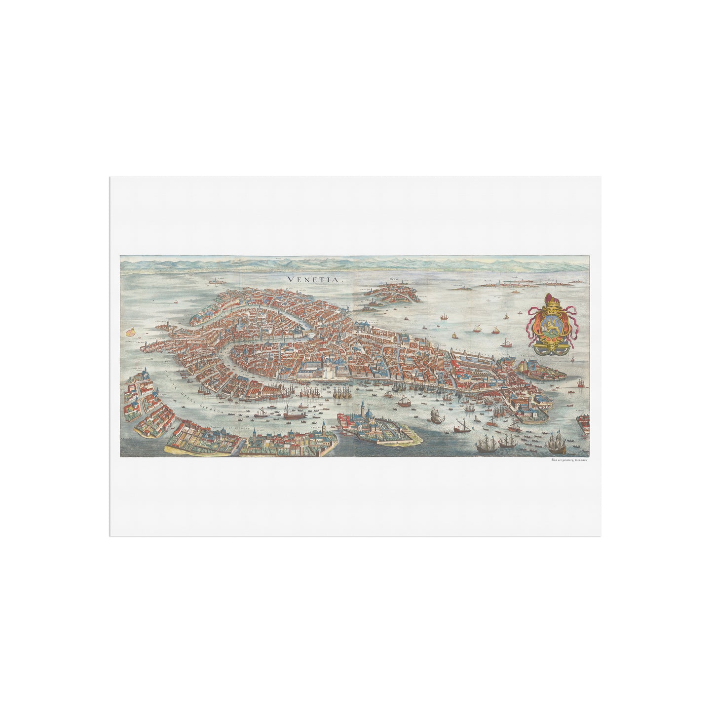 Venice in color - Matthaus Merian 1636