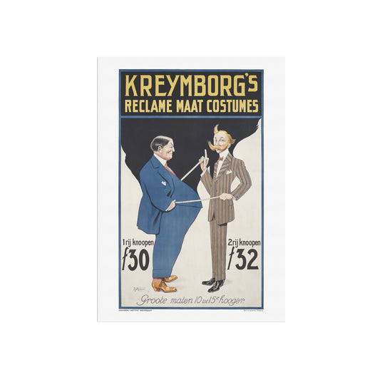 Kreijmborg's advertisement for tailor-made clothes