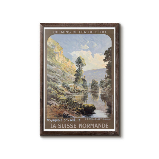 La Suisse Normande ca. 1920 - Rejseplakat