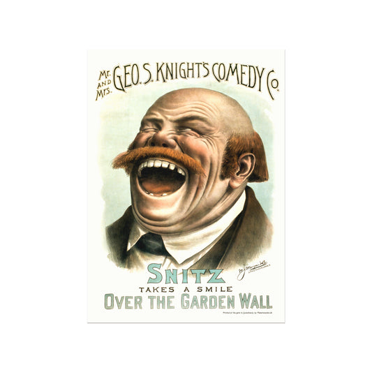 Snitz, American theater poster from about 1885