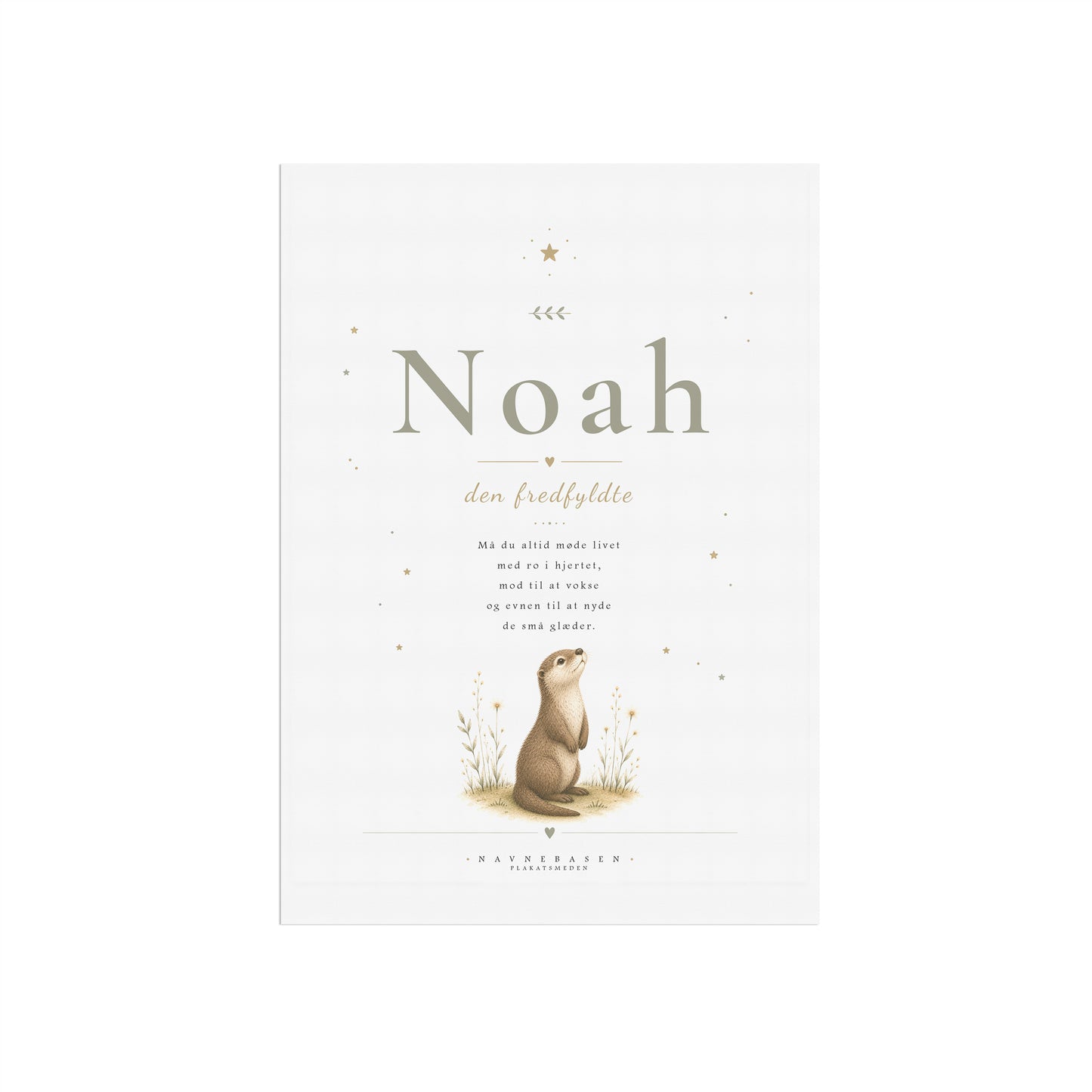 Noah | Navneprint med dyr