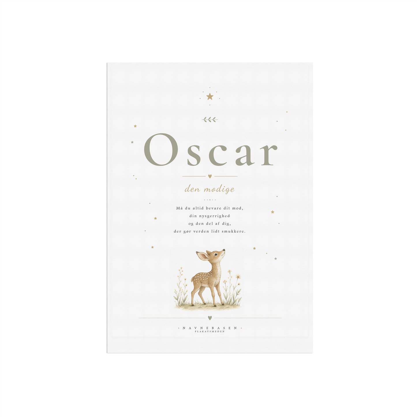 Oscar | Navneprint med dyr