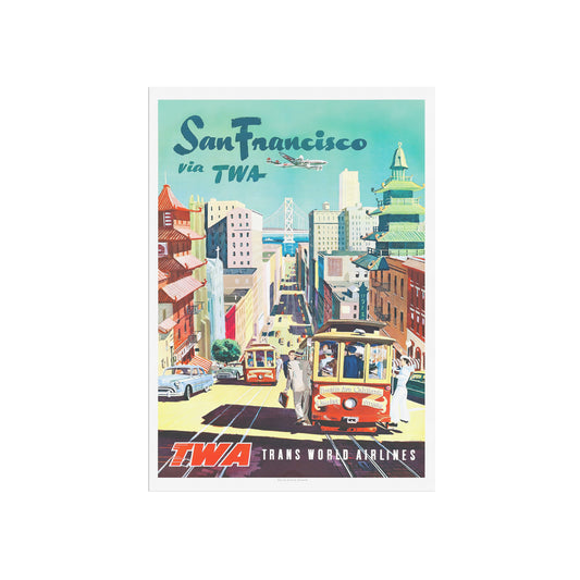 San Francisco, TWA - Travel poster