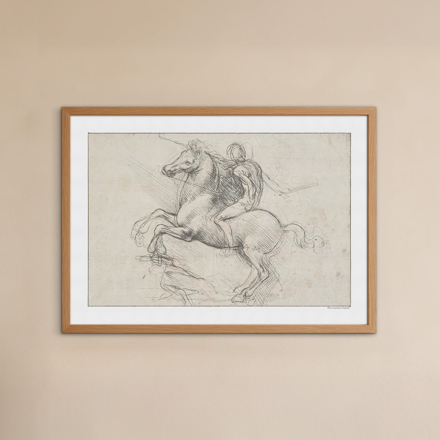 Leonardo da Vinci's iconic Study for an equestrian monument