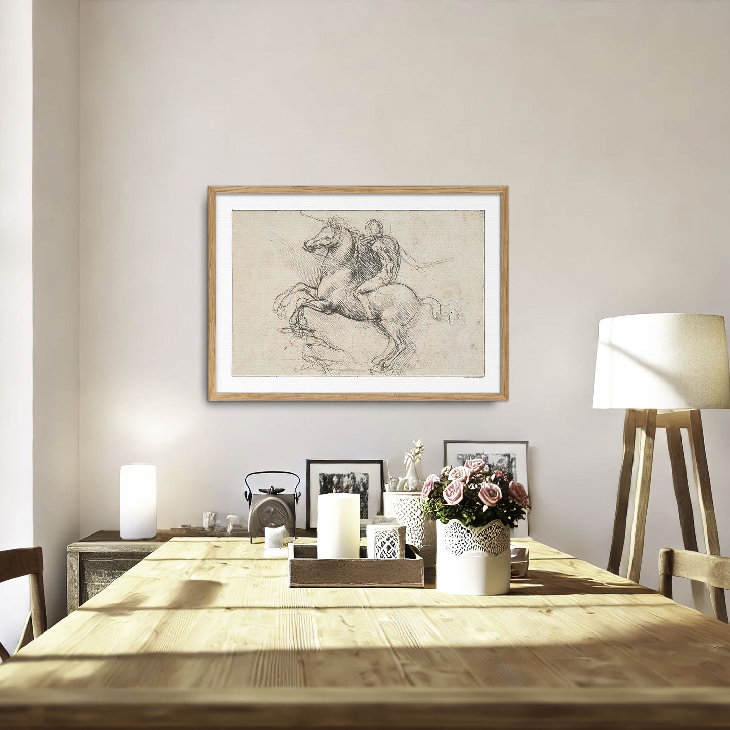 Leonardo da Vinci's iconic Study for an equestrian monument